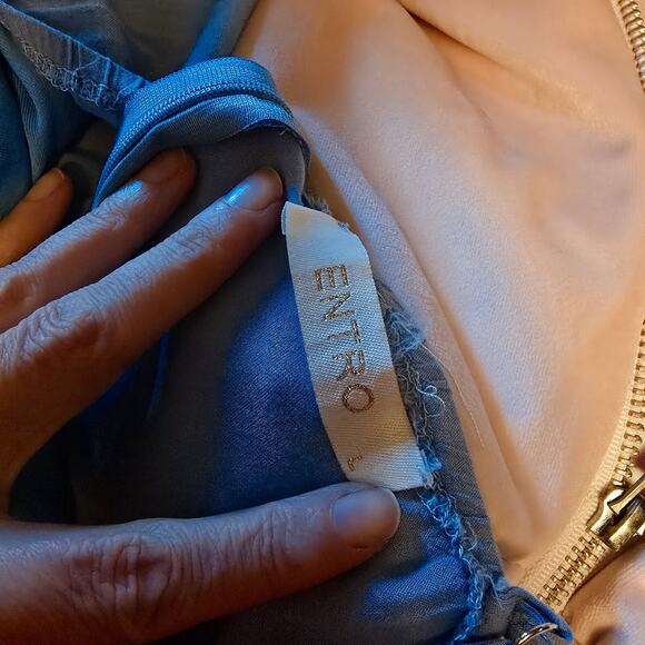 Entro Lace Paneled Baby Doll Dress Tunic Top - Picture 7 of 8